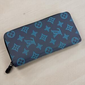 Louis Vuitton Monogram Shadow Vertical Zippy Wallet